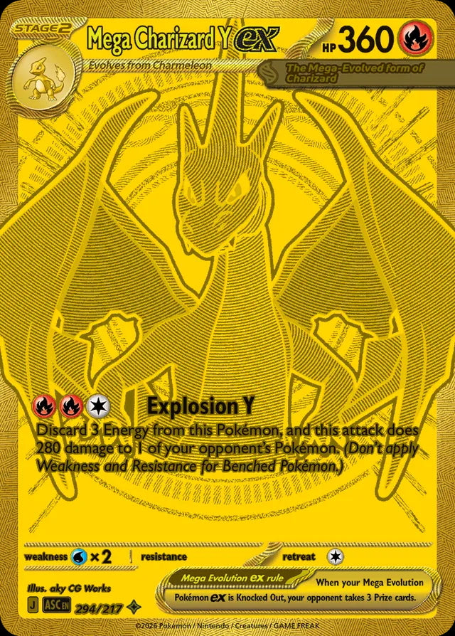 Ascended Heroes Mega Charizard Y ex #294/217